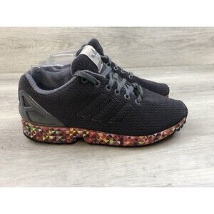 Adidas Men’s ZX Flux Size 7 Gray Athletic Shoes Sneakers AF6306 Low Cut Lace Up